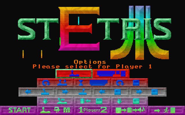 STetris atari screenshot